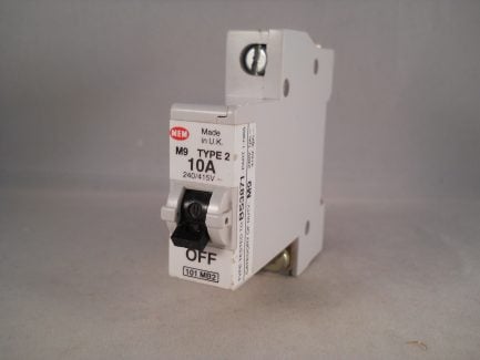 MEM MCB Type 2 10 Amp M9 Single Pole 10A Memshield Circuit Breaker 101MB2 - Image 3