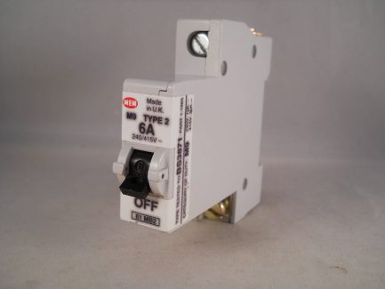 MEM MCB Type 2 6 Amp M9 Single Pole 6A Memshield Circuit Breaker 61MB2 - Image 3