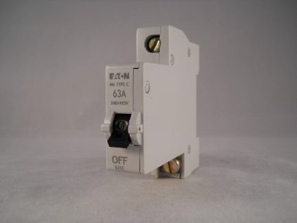 MEM Eaton Type C MCB 63 Amp M6 Single Pole 63A Memshield T631C 631C 631MC - Image 3