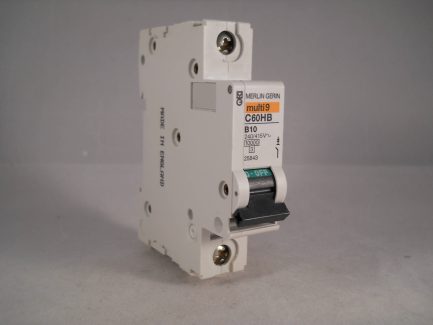 Merlin Gerin MCB 10 Amp Single Pole Breaker Type B 10A Multi9 C60HB110 25843