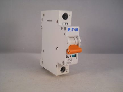 Eaton MCB 63 Amp Type B 63A Single Pole B63 Breaker Memshield 3 EMBH163
