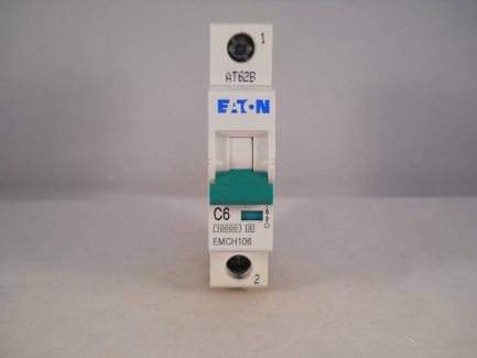 Eaton MCB 6 Amp Type C 6A Single Pole C6 Breaker Memshield 3 EMCH106 - Image 2