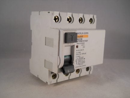 Merlin Gerin RCCB 63 Amp 30mA Four Pole RCD 63A Multi9 Schneider RMG630304