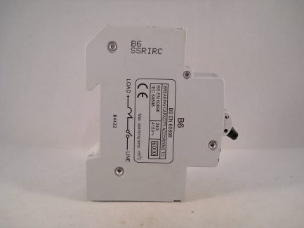 Volex MCB 6 Amp Type B 6A Single Pole Circuit Breaker VB06 - Image 4