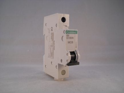 Crabtree Starbreaker MCB 6 Amp Single Pole Breaker Type B 6A 61/B06 Series 5