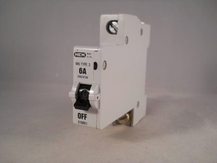 MEM MCB Type 3 6 Amp M9 Single Pole 6A Memshield Circuit Breaker 61MC 61MB3 - Image 3