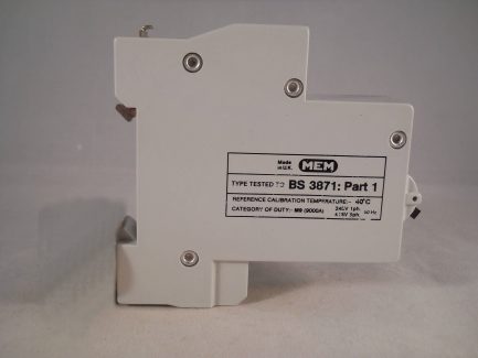 MEM MCB Type 3 6 Amp M9 Single Pole 6A Memshield Circuit Breaker 61MC 61MB3 - Image 4