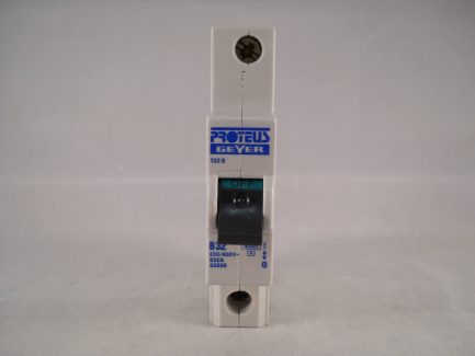 Proteus MCB 32 Amp Single Pole Circuit Breaker Type B 32A Geyer 632B - Image 2