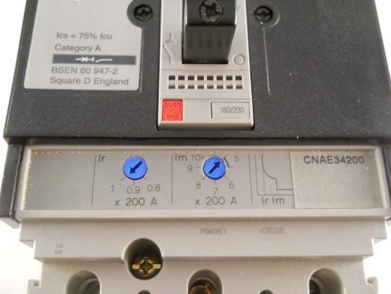 Square D MCCB 200 Amp Triple Pole 3 Phase 200A CN Range I-Line CNAE34200 - Image 4