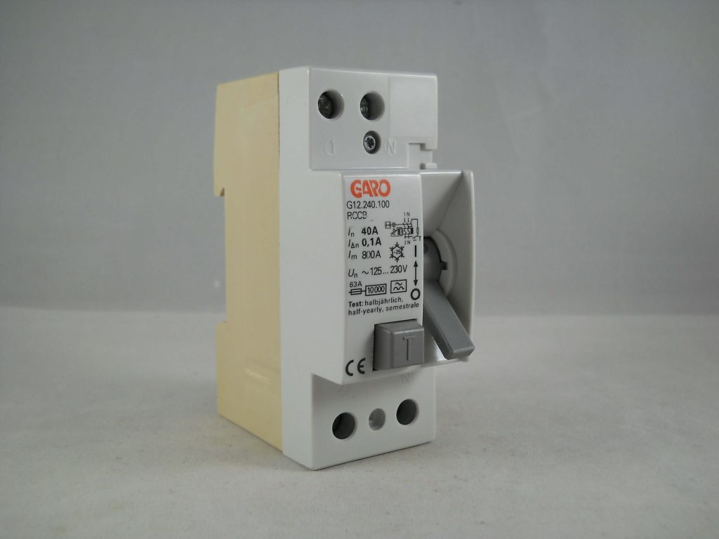 Garo RCD 40 Amp 100mA Double Pole 40A RCCB G12.240.100 - Willrose ...