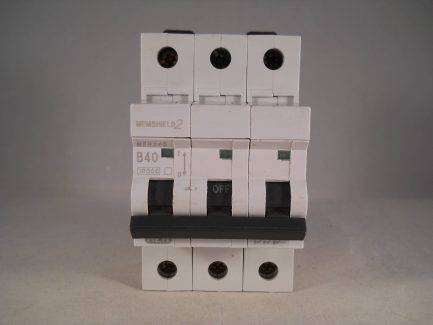MEM MCB 40 Amp Triple Pole 3 Phase Breaker Type B 40A B40 Memshield 2 MBH340 - Image 2