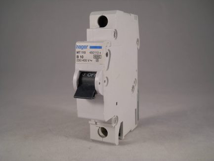 Hager MCB 10 Amp Single Pole Circuit Breaker Type B 10A B10 450110 MT110 - Image 3