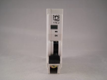 Square D QO-E MCB 6 Amp Single Pole Breaker Qwikline 6A Type 2 M6 QO106E26 - Image 2