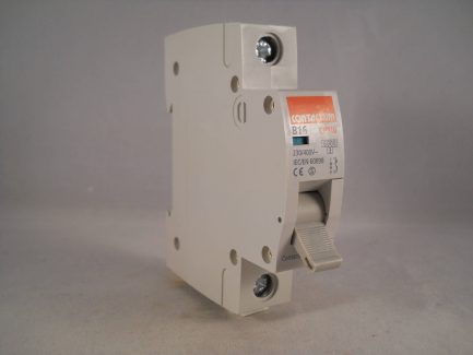 Contactum MCB 16 Amp Type B 16A Single Pole B16 CP Range Breaker CPB16