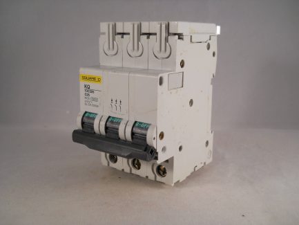 Square D MCB 25 Amp Triple Pole 3 Phase Breaker Type C 25A Loadcentre KQ10C325 - Image 3