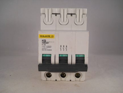 Square D MCB 32 Amp Triple Pole 3 Phase Breaker Type D 32A Loadcentre KQ10D332 - Image 2