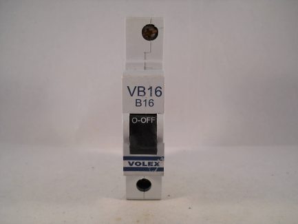Volex MCB 16 Amp Type B 16A Single Pole Circuit Breaker VB16 - Image 2
