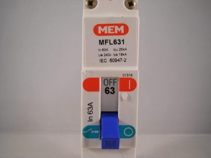MEM MCCB 63 Amp Single Pole 63A Breaker Memshield 2 Bill TLF631 MFL631 - Image 5