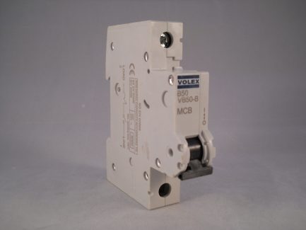Volex MCB 50 Amp Type B 50A Single Pole Circuit Breaker VB50-B