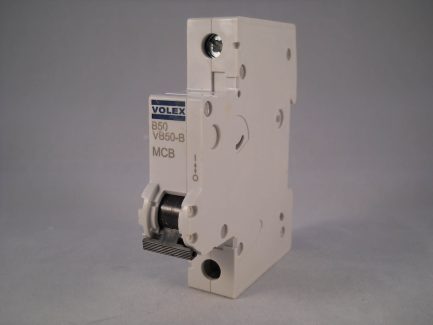 Volex MCB 50 Amp Type B 50A Single Pole Circuit Breaker VB50-B - Image 3