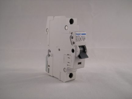 Hager MCB 10 Amp Single Pole Circuit Breaker Type B 10A B10 462110 NB110