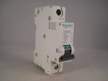 Schneider MCB 40 Amp Single Pole Type C 40A Multi9 C60HC140 Merlin Gerin 25649