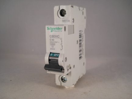 Schneider MCB 40 Amp Single Pole Type C 40A Multi9 C60HC140 Merlin Gerin 25649 - Image 3
