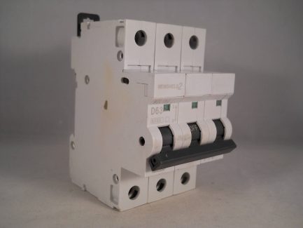 MEM MCB 63 Amp Triple Pole 3 Phase Breaker Type D 63A D63 Memshield 2 MDL363