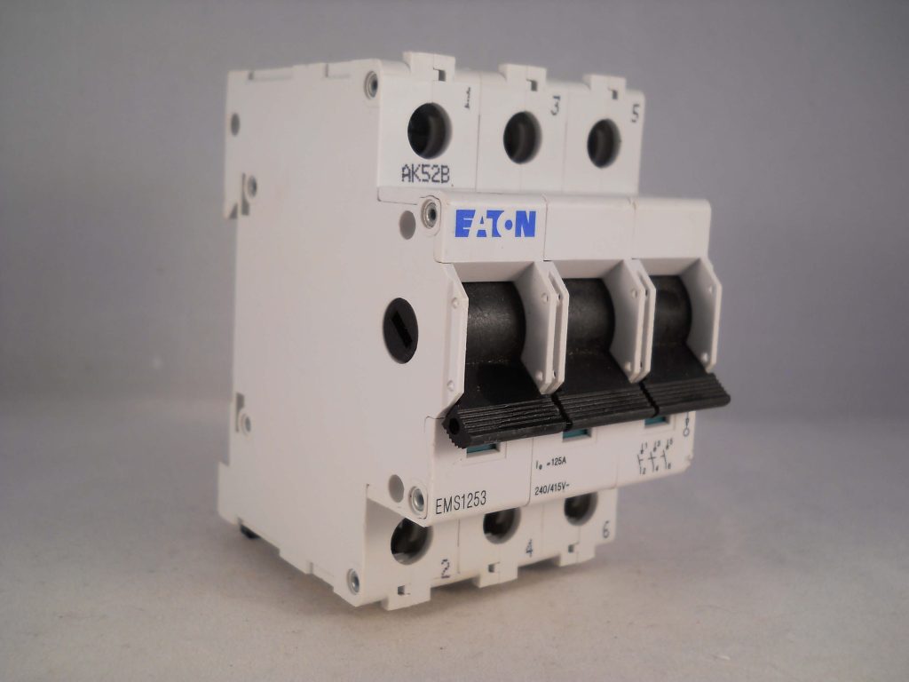 Mem Eaton 125 Amp Main Switch 125A Triple Pole Memshield 3 EMS1253 NEW