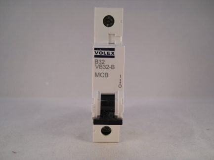 Volex MCB 32 Amp Type B 32A Single Pole Circuit Breaker VB32-B - Image 2