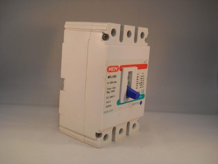 MEM MCCB 125 Amp Triple Pole 125A 3 Phase Bill TLF1253 Memshield 2 MFL1253