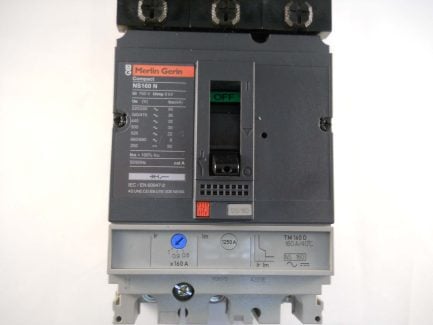 Merlin Gerin MCCB 160 Amp Triple Pole Compact 160A NS160N TM160D MGP1603 - Image 5
