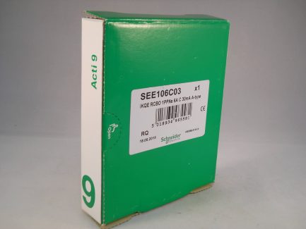 Schneider RCBO 6 Amp 30Ma Type C 6A C6 IKQE KQE Acti9 Square D SEE106C03 NEW - Image 6