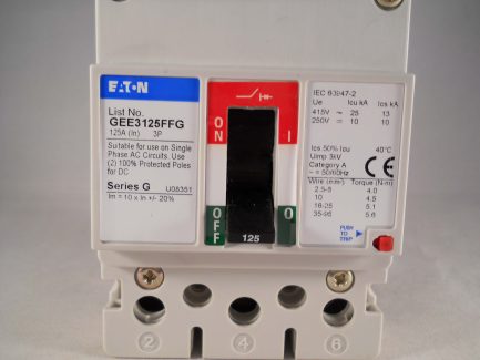 Eaton MCCB 125 Amp Triple Pole 125A 3 Phase Series G GEB3125FFG GEE3125FFG - Image 5
