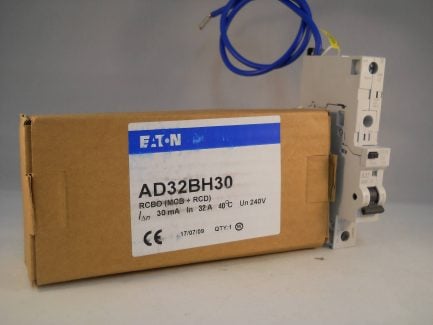 MEM Eaton RCBO 32 Amp 30mA Type B 32A MR30 POD Memshield 2 Memera AD32BH30 NEW