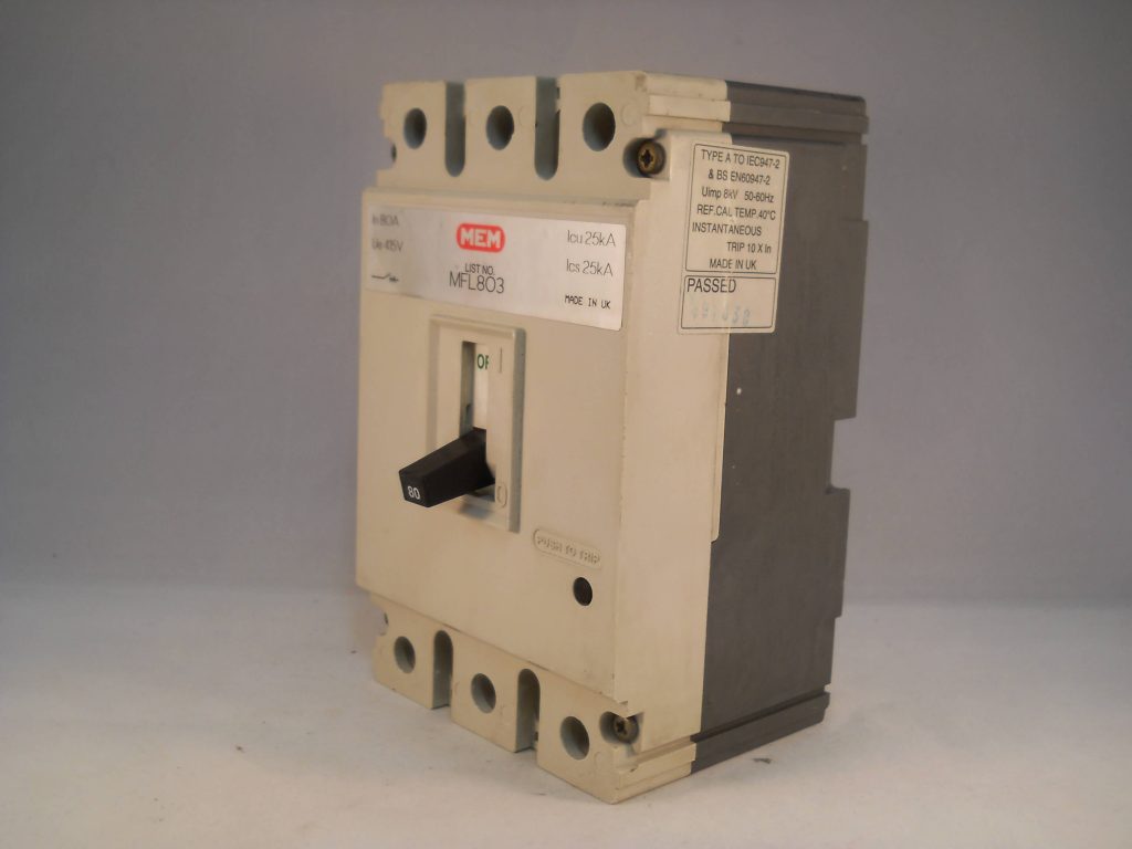 MEM MCCB 80 Amp Triple Pole 80A 3 Phase Breaker Bill TLF803 Memshield 2