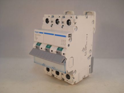 Hager MCB 6 Amp Triple Pole 3 Phase Circuit Breaker Type C 6A NCN306A - Image 3
