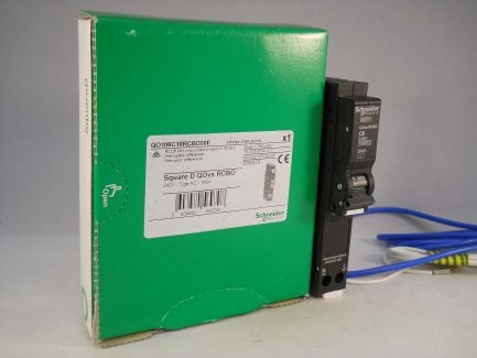 Schneider QOVS RCBO 6 Amp 30mA Type C 6A Qwikline Square D QO106C10RCBO30F NEW