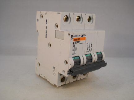 Merlin Gerin MCB 6 Amp Triple Pole 3 Phase Breaker Type D 6A C60HD306 25727