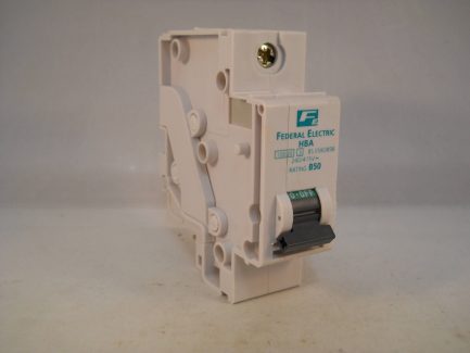 Federal Electric MCB 50 Amp Type B 50A Single Pole B50 Stablok HBA HBA1P50