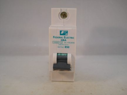 Federal Electric MCB 50 Amp Type B 50A Single Pole B50 Stablok HBA HBA1P50 - Image 2