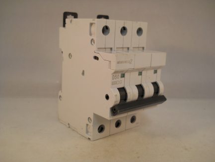MEM MCB 50 Amp Triple Pole 3 Phase Breaker Type D 50A D50 Memshield 2 MDL350
