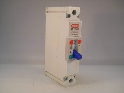 MEM MCCB 100 Amp Single Pole 100A Breaker Memshield 2 Bill TLF1001 MFL1001
