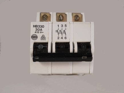 Wylex MCB 30 Amp Type 2 M9 Triple Pole 3 Phase 30A S213 Stotz Kontakt ABB HB330 - Image 2