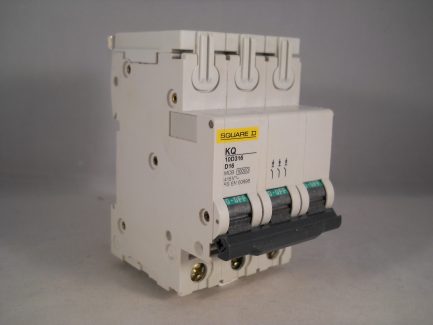 Square D MCB 16 Amp Triple Pole 3 Phase Breaker Type D 16A Loadcentre KQ10D316