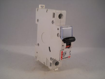 Legrand MCB 20 Amp Type B 20A Single Pole Circuit Breaker B20 Lexic Tenby 06161