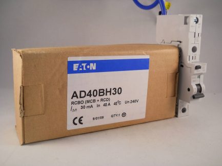 MEM Eaton RCBO 40 Amp 30mA Type B 40A MR30 POD Memshield 2 Memera AD40BH30 NEW