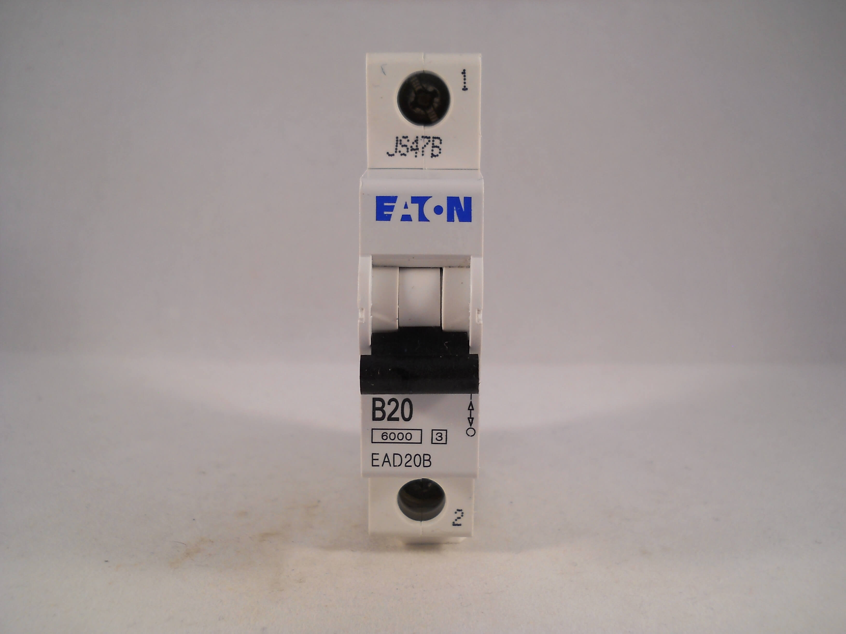 Eaton MCB 20 Amp Type B 20A Single Pole B20 Breaker Memera EAD20B Eaton MCB 20 Amp Type B 20A Single Pole B20 Breaker Memera EAD20B