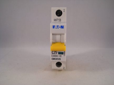 Eaton MCB 25 Amp Type C 25A Single Pole C25 Breaker Memshield 3 EMCH125 - Image 2