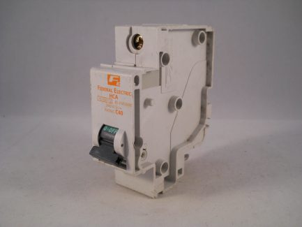 Federal Electric MCB 40 Amp Type C 40A Single Pole C40 Stablok HCA HCA1P40 - Image 3
